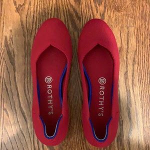 Rothy’s Scooter Red- Size 8 Round Toe